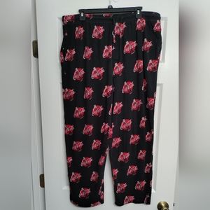 Coca Cola Men's XL Black And Red Pajama Bottom.